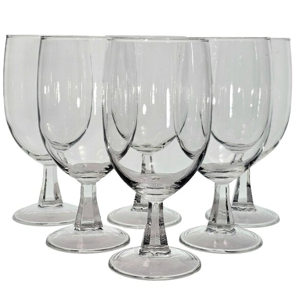 6 Cristal DArques Grand Noblesse Iced Tea Glasses 7" minimalist simplicity clean - Picture 1 of 9